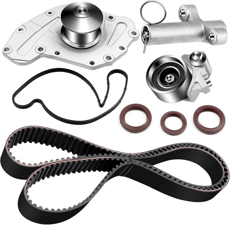 ASAPE Timing Belt Kit & Water Pump with Gasket Compatible with TCKWP295B for 3.5L Avenger, Challenger, Charger, Journey, Magnum, Pacifica, Sebring, 4.0L Grand Caravan, Town & Country, Nitro,Pacifica - Image 1